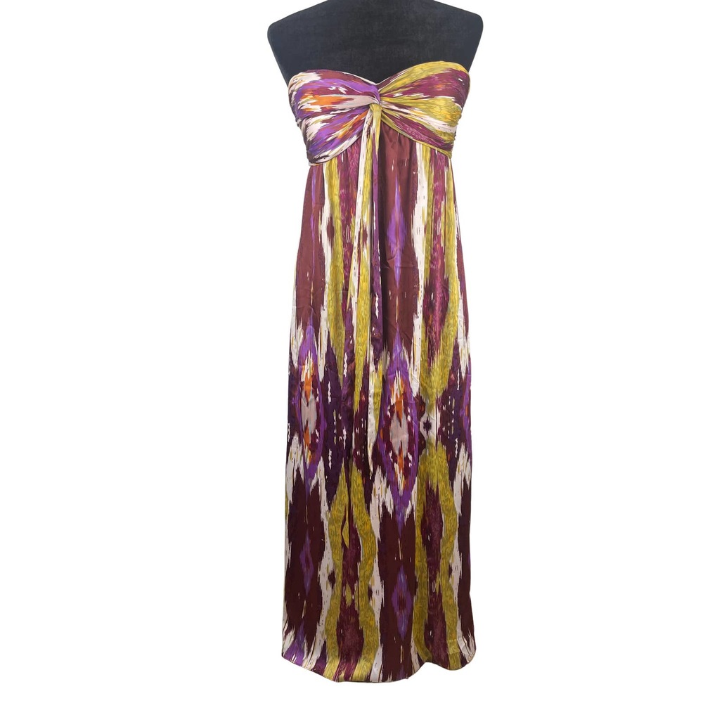 GIANNI BINI LONG MULTICOLOR DRESS SIZE:6